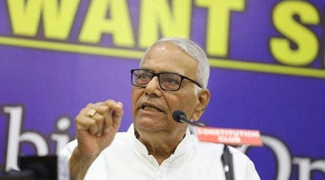 Opposition's presidential candidate Yashwant Sinha. (PTI Photo)
