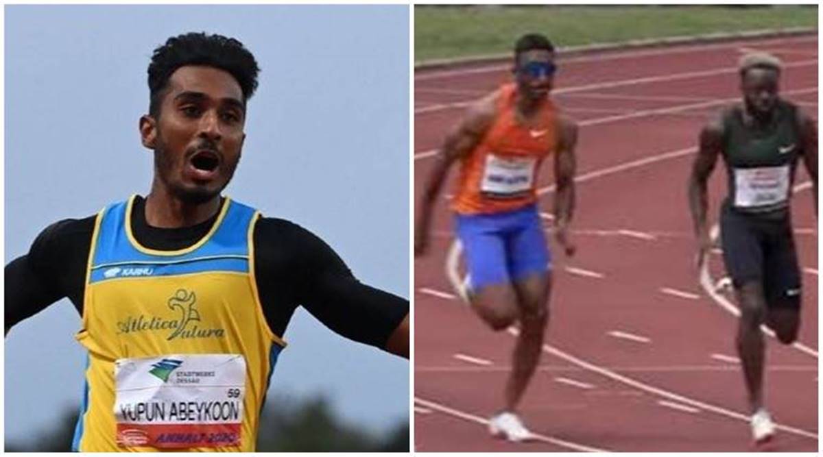 Sehen Sie: Sri Lankas Abeykoon wird der erste Südasiate, der 100 m in weniger als 10 Sekunden sprintet