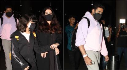 Aishwarya First Night Video Hd Sex Videos - Aishwarya Rai holds daughter Aaradhya's hand as they return from New York  with Abhishek Bachchan, fans say 'Aradhya will soon be taller than her mom'  | Entertainment News,The Indian Express