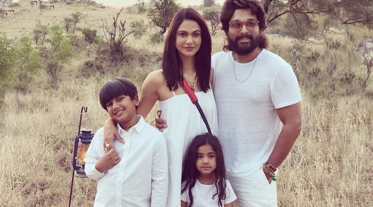 Allu Arjun colour coordinates with his family during Tanzania vacation, fans shower love Telugu News image image