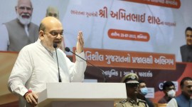 Amit Shah in Gandhinagar