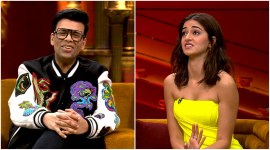 Karan Johar and Ananya Panday on Koffee with Karan. (Photo: Disney Plus Hotstar)