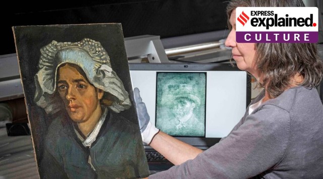 Van gogh portrait detected by X-ray