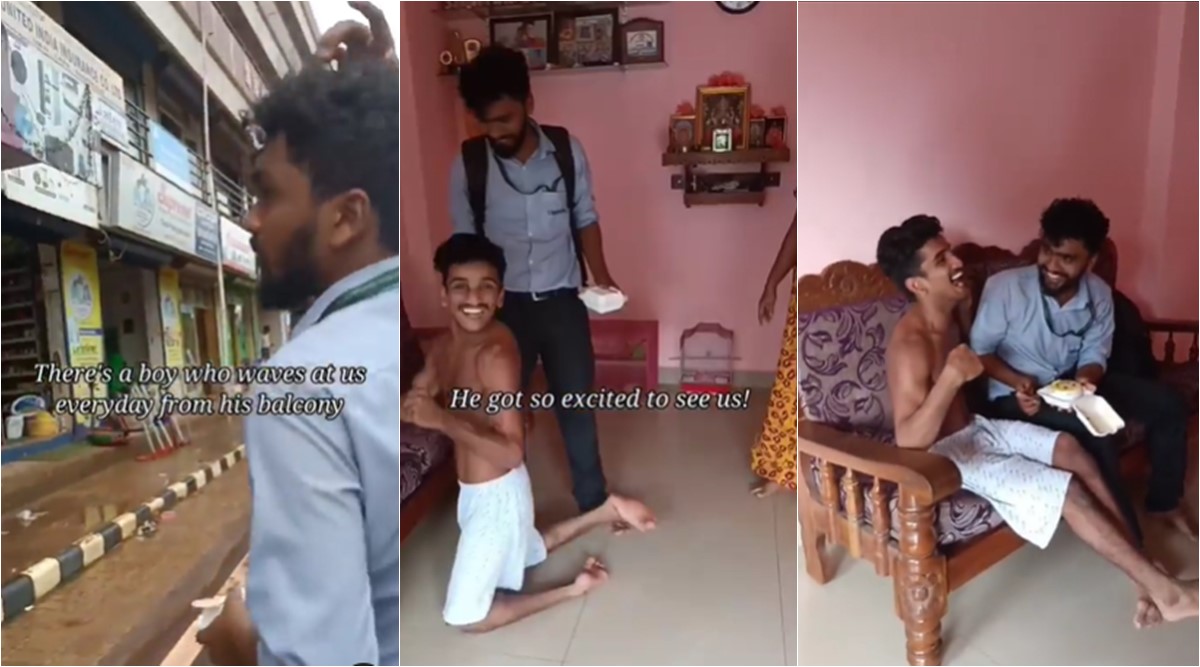 Tamil Birth Day Sex - Student celebrates birthday with differently abled 'friend' who waves at  him on way to college | Trending News,The Indian Express
