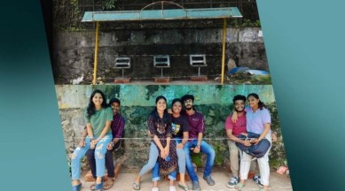bus stand , indian express