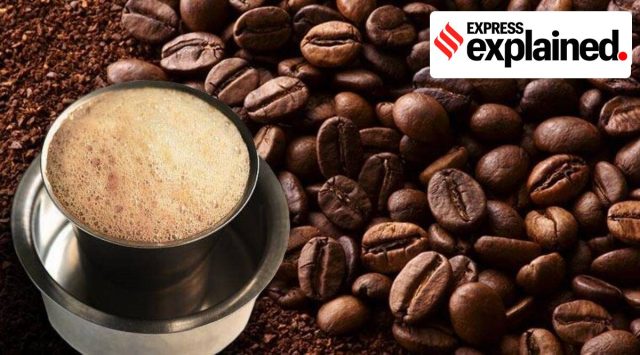 The fan base of this style of coffee — served milky and hot, usually, in the stainless steel or brass combination of “tumbler” and “davara” — has grown in the last couple of decades. (Designed by Rajan Sharma)