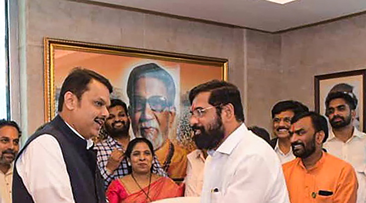 Maharashtra Cm Eknath Shinde Stakes Claim Over Shiv Sena Sends Letter To Ec Mumbai News The