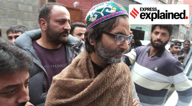 Jammu and Kashmir Liberation Front chairman Yasin Malik. (File photo)