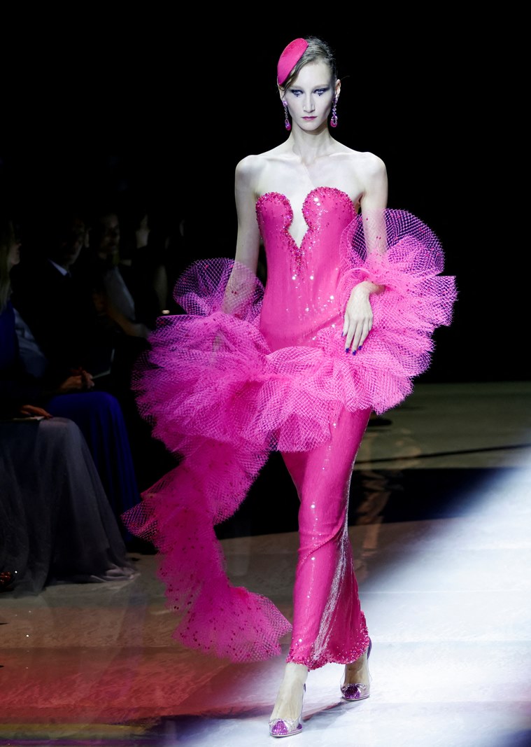 Armani dazzles Paris with a sparkling couture show | Fashion News - The ...
