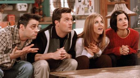 friends cast in a scene from the hit show