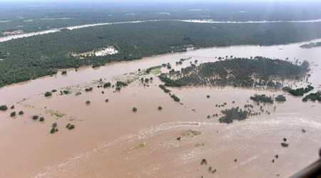 Swelling Godavari river inundates villges in Odisha district, several evacuated
