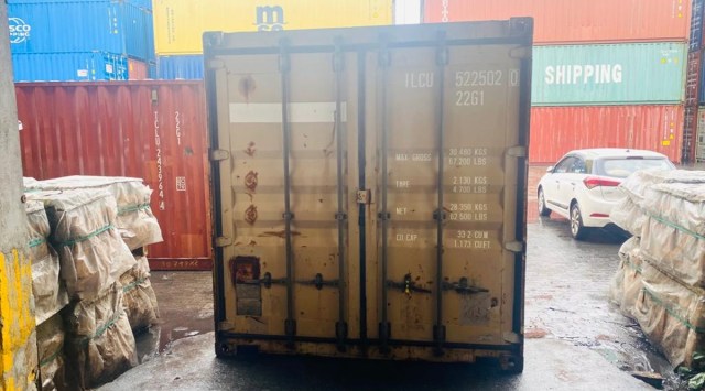 According to police, a raid was conducted at the All Cargo Container Freight Station at Mundra port (Express photo)