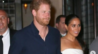 Meghan looks gorgeous in Gabriela Hearst jumpsuit for dinner date