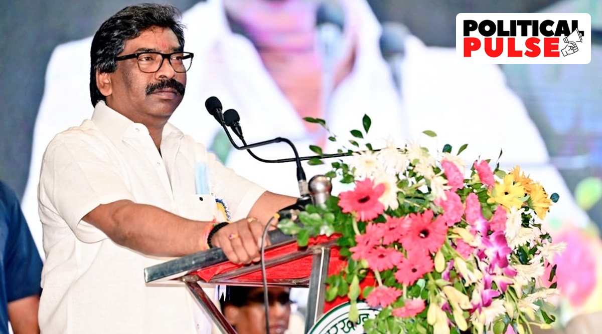 The cloud over the CM has also exposed the tensions in the ruling coalition that has 30 MLAs of the JMM, 18 of the Congress and one of the RJD. (Photo: Twitter/@HemantSorenJMM)