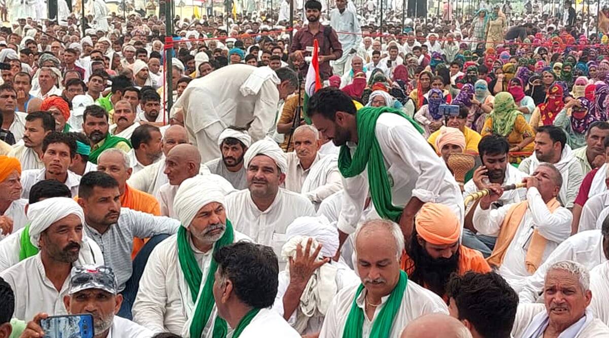 mahapanchayat, hisar power plant, haryana news, hisar news