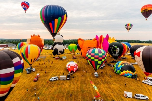 hot air balloon festival