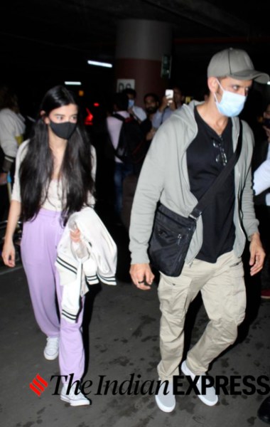 Hrithik Roshan with Saba Azad