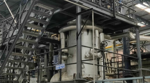 The oxy-steam gasification system at the Combustion, Gasification and Propulsion laboratory (CGPL), IISc (Express Photo)