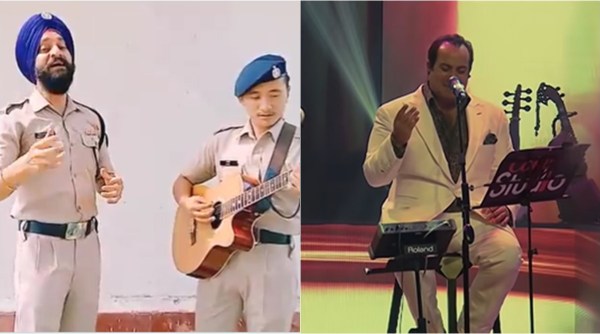 Afreen Afreen, Afreen Afreen itbp, Afreen Afreen indian cover, itbp personnel sings, army songs, viral video, indian express