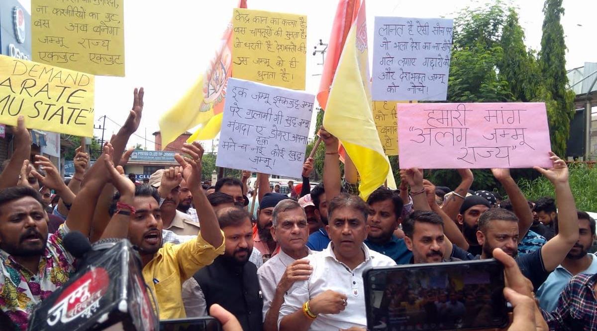 Ankur Sharma warned that “the people of Jammu province will rise in revolt soon if the powers-that-be in New Delhi continued to treat Jammu as Kashmir’s colony in its bid to appease, please and pamper jihadists in Kashmir”.