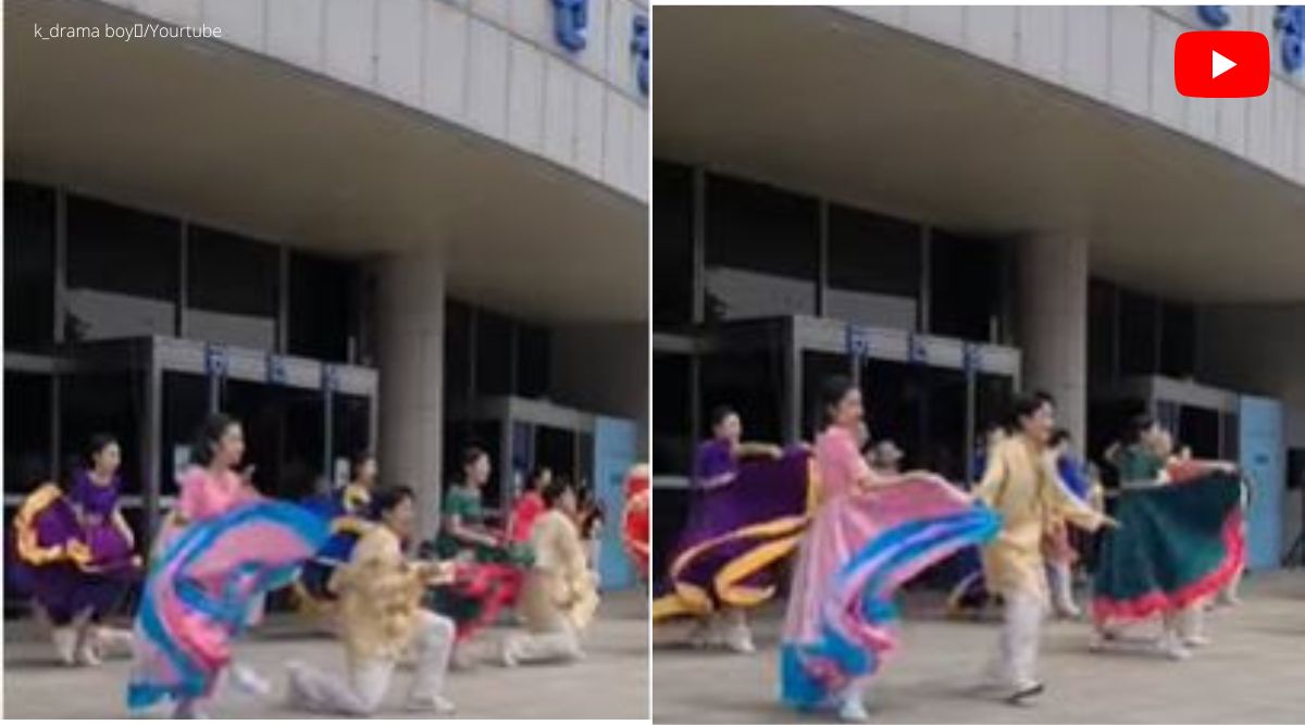 Korean group dancing ghagra song, ghagra song, Korean group dancing to Bollywood song, indian express