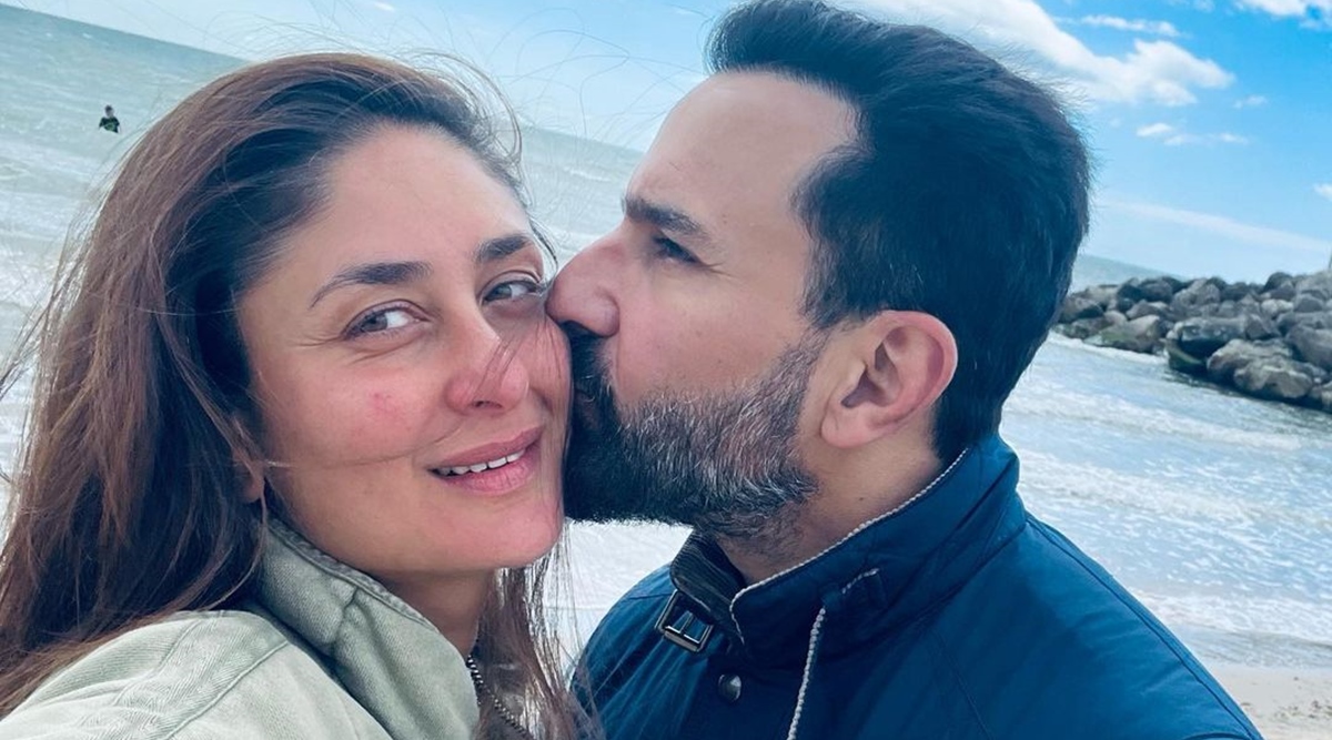 1200px x 667px - Kareena Kapoor seals her weekend with a kiss from Saif Ali Khan at the  English Channel. See photos | Entertainment News,The Indian Express