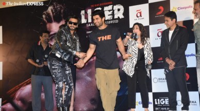 Ranveer Singh is nailing the edgy biker boy look in a funky black and  silver jacket, pants and boots at Liger trailer launch : Bollywood News -  Bollywood Hungama