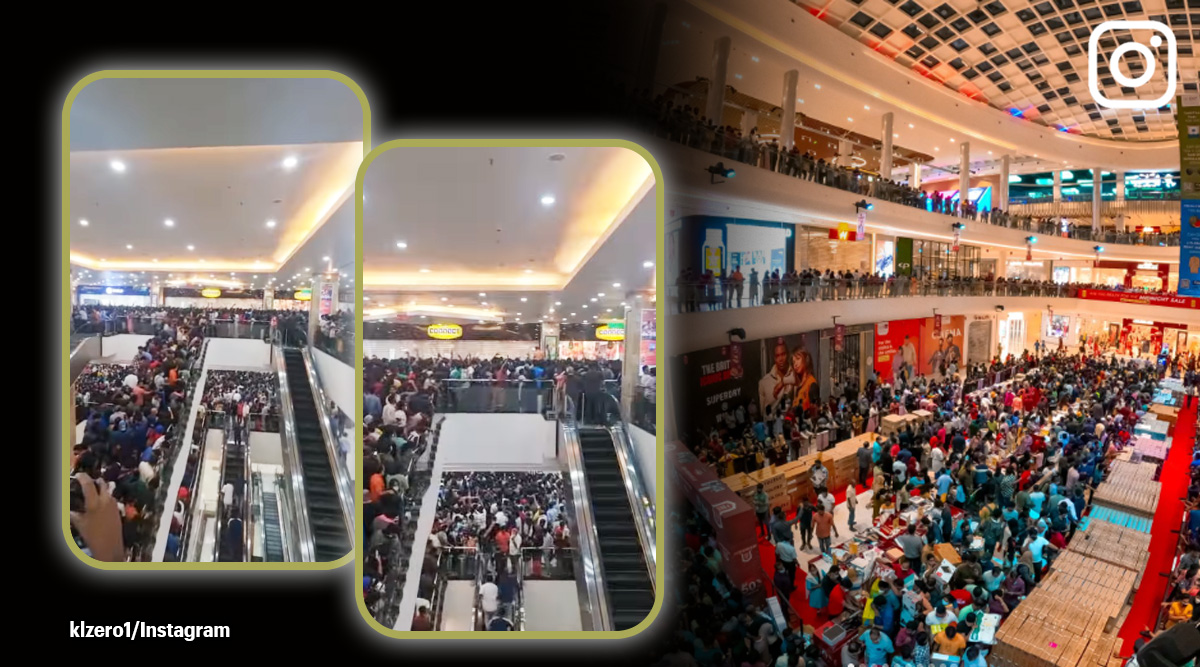 Watch Frenzy At Keralas Lulu Malls As Huge Crowds Throng Outlets For