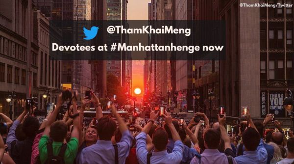 Manhattanhenge 2022, Manhattanhenge tweets, Manhattanhenge explained, What is Manhattanhenge, Manhattanhenge pictures, Indian Express
