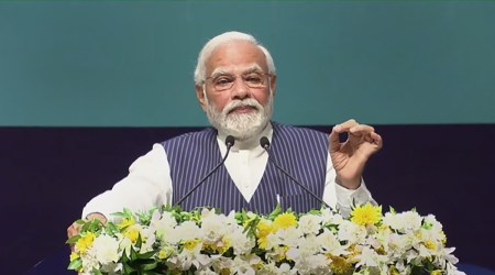 PM Modi in Gandhinagar