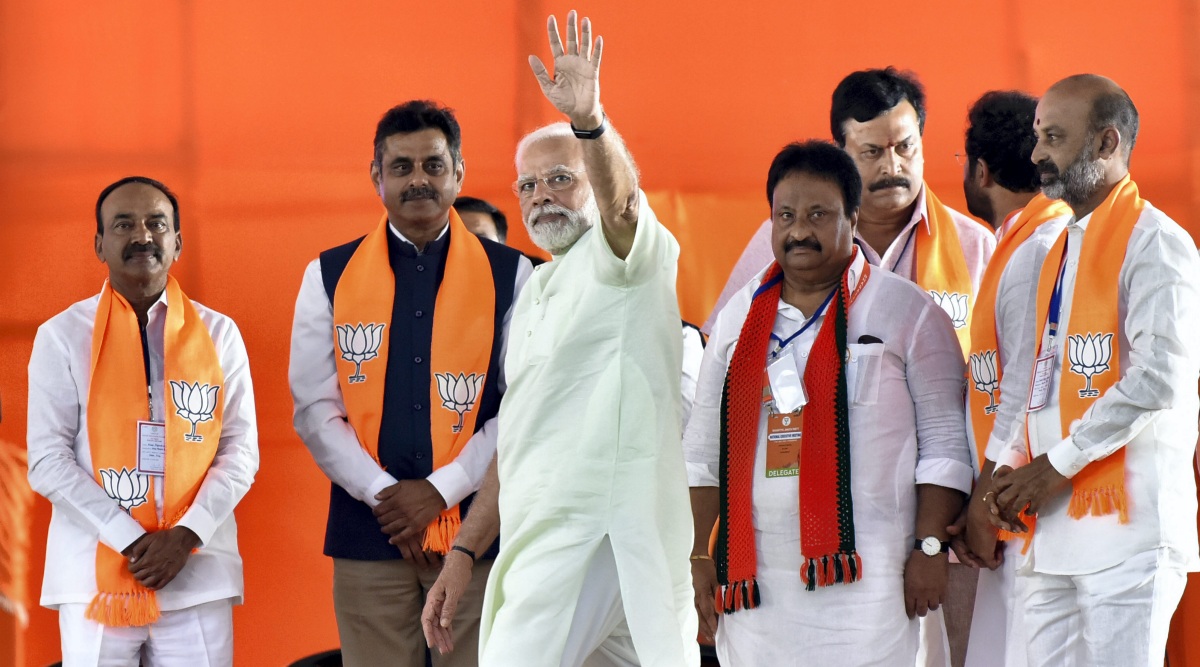 BJP government will bring double-engine growth in Telangana: PM Narendra Modi