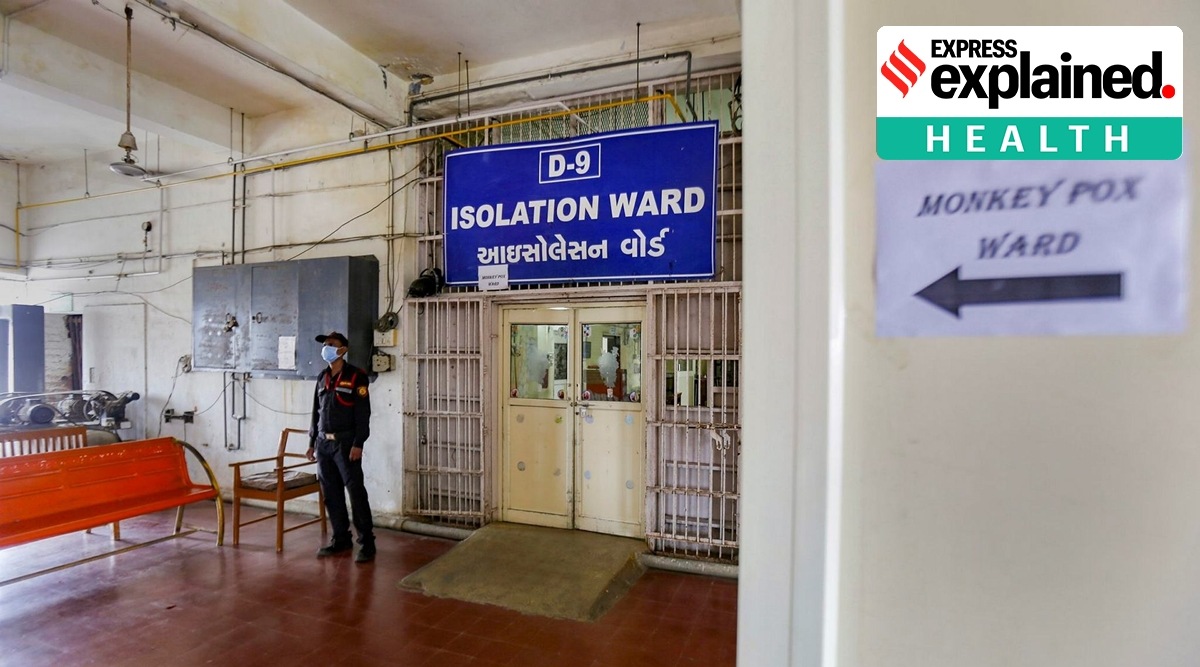 Express Explained, Explained Health, monkeypox, monkeypox symptoms, monkeypox death, Kerala youth dies of monkeypox, UAE, Kerala health minister, Veena George, National Institute of Virology