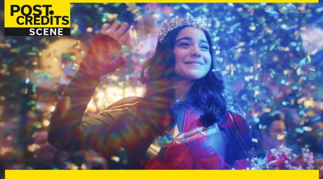 Iman Vellani in a still from Ms Marvel. (Photo: Disney+)