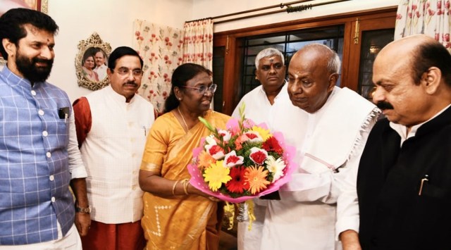 The JD(S) hinted last month that the party with 32 MLAs and two Members of Parliament would be backing Draupadi Murmu despite initially being part of an opposition grouping that was attempting to field a consensus candidate.