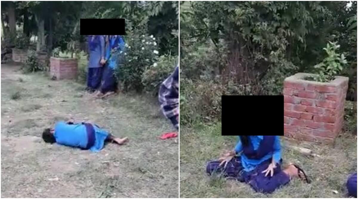 After a video of the incident went viral on Thursday, the district administration sent a medical team and counselled the students. 