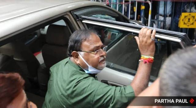 Partha Chatterjee was stripped of all posts in the TMC and relieved of ministerial duties. (Express Photo)