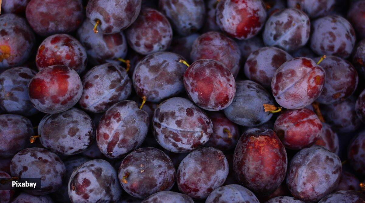 plums, skincare