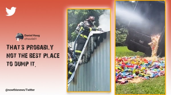 truck with potato chips catches fire, trailer with potato chips catches fire, potato chips, indian express