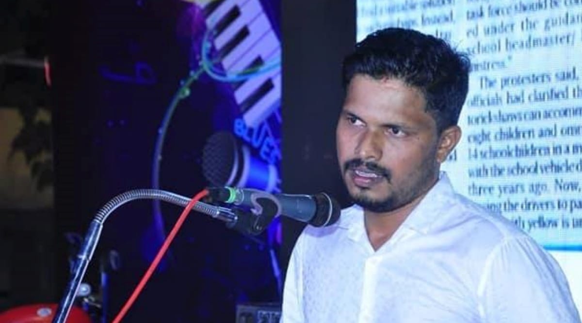 Praveen Nettaru, a 32-year-old Bharatiya Janata Yuva Morcha worker, was hacked to death on Tuesday night. (Express/Sourced)