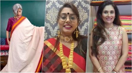 In post-pandemic world, homegrown saree brands weave stories on social media