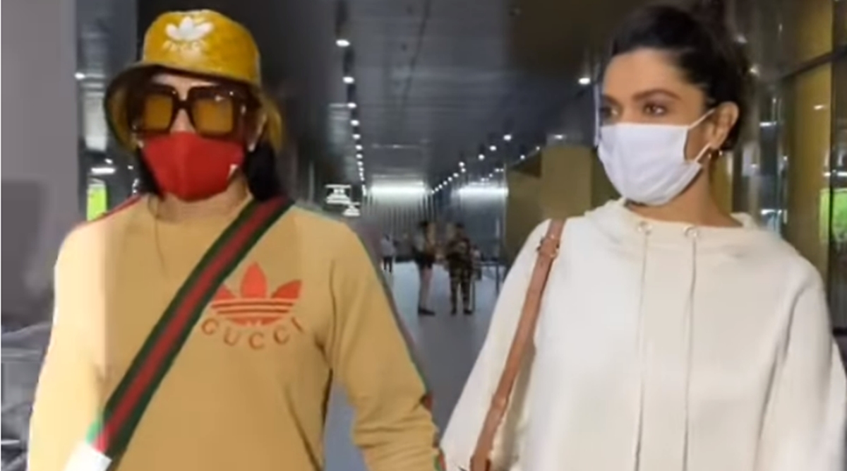 Ranveer Singh-Deepika Padukone hold hands as they return from their vacation, fans point out at Ranveer’s bag. Here’s why