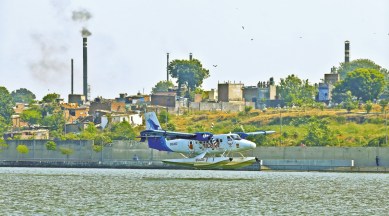 Gujarat, Gujarat government, Kevadia, SpiceJet, Spicejet airlines, SpiceJet aircraft, Indian Express, India news, current affairs, Indian Express News Service, Express News Service, Express News, Indian Express India News