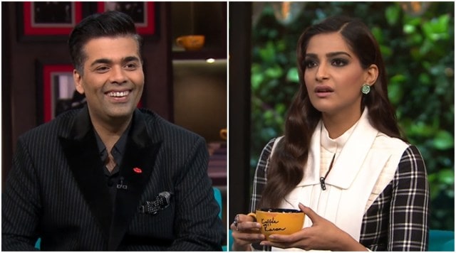 Sonam Kapoor has appeared on Koffe with Karan several times. (Photos: Disney Plus Hotstar)