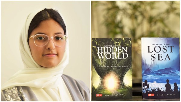 Ritaj Hussain Alhazmi, youngest person to publish a book series (female), 13 year old author breaks world record, Ritaj Hussain Alhazmi youngest author, Indian Express