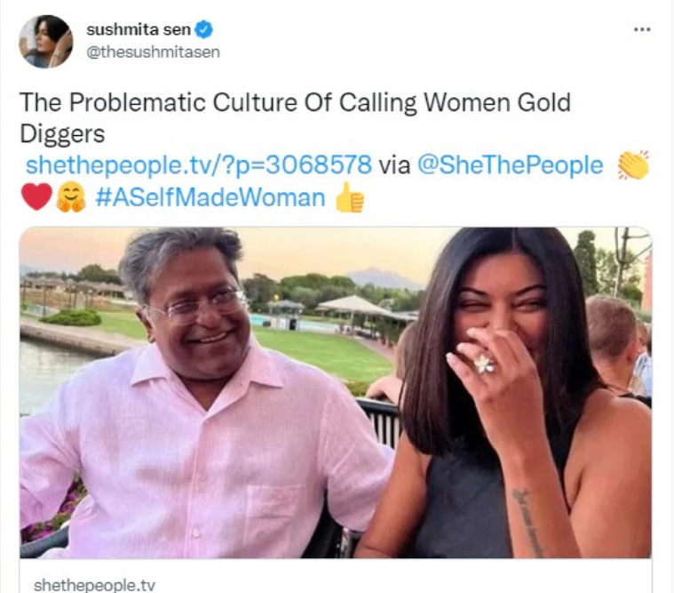 Sushmita Sen Slams People ‘monetising Her Life Being Called A Gold Digger For Dating Lalit 