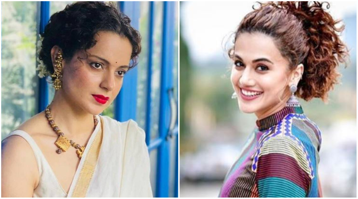 Taapsee Pannu answers if she'll ever talk to Kangana Ranaut again? 'Problem  to usse hai…' | Bollywood News - The Indian Express