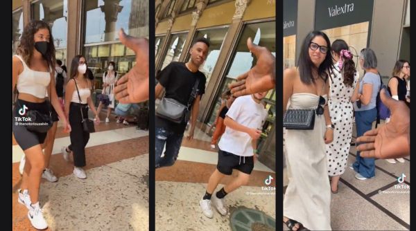 TikTok asking strangers for handshake, Women in public places, Social experiment women, TikTok viral video women don’t shake hands, Indian Express