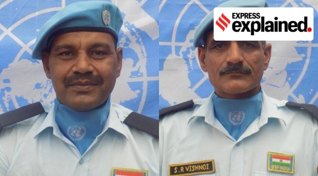HC Shishupal Singh and HC Sanwala Ram Vishnoi were among five people killed during an anti-UN protest. (Source: Twitter/@BSF_India)