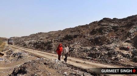 Seven people were charred to death in a hut fire near Tajpur Road dumpsite here.