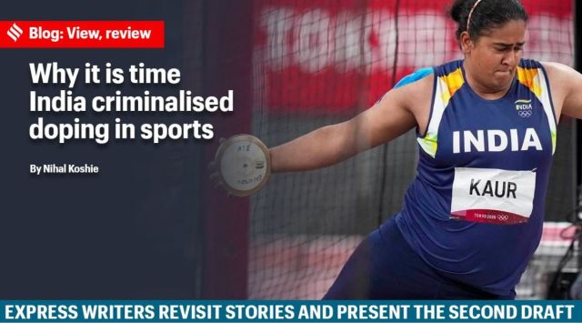 Kamalpreet Kaur finished sixth in her first Olympics in Tokyo and was poised for greater success before she tested positive for an anabolic steroid. 